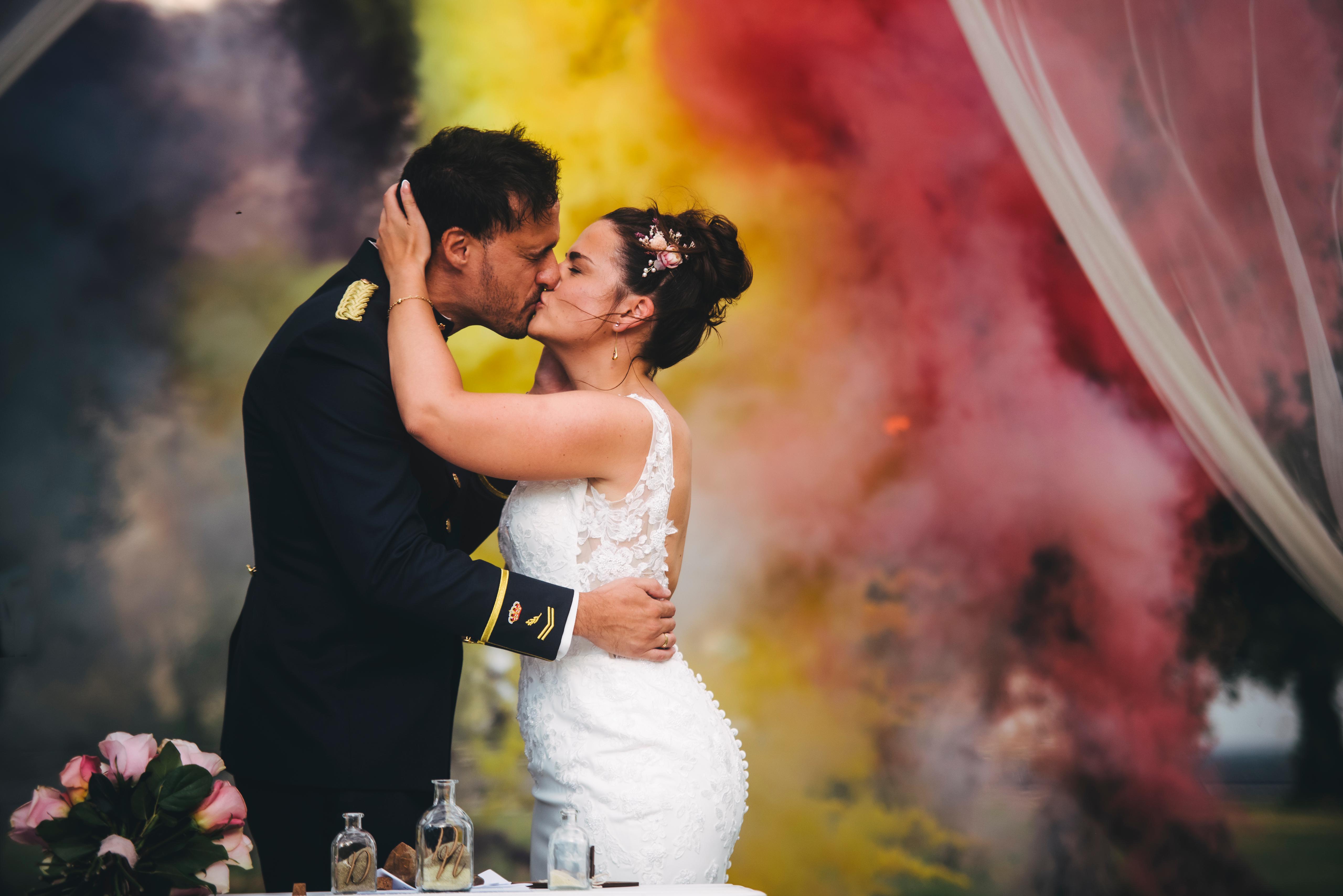 Humo aereo en entrada